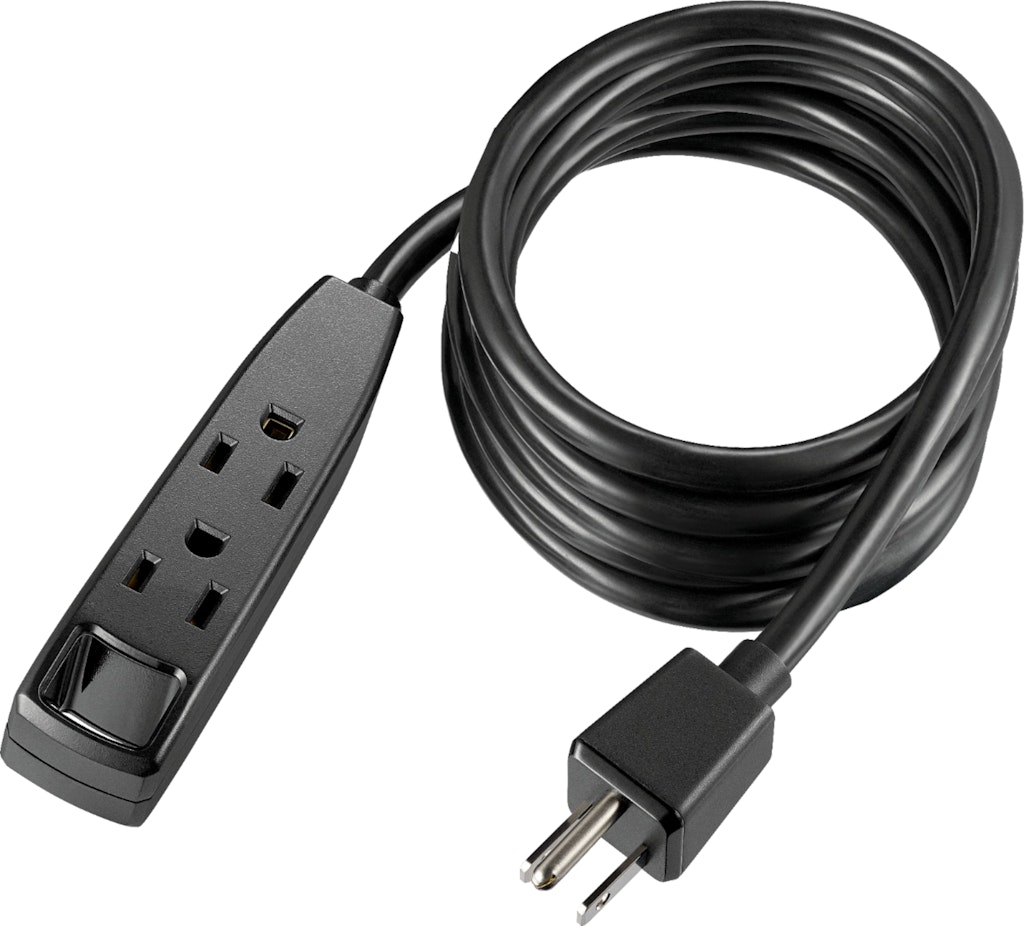 Insignia 10-foot 3-Outlet Extension Cord: $17.99 Insignia 10-foot 3-Outlet Extension Cord: $17.99