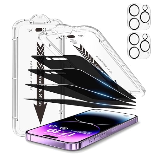 EZ-GLAZ 6-Pack Privacy Screen Protector for iPhone 14 Pro: $18.69 EZ-GLAZ 6-Pack Privacy Screen Protector for iPhone 14 Pro: $18.69