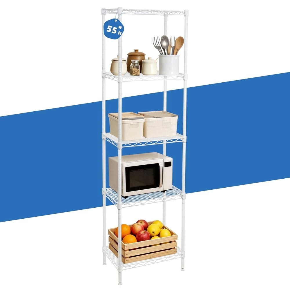YrtsH 5-Tier Heavy Duty Wire Shelving Unit: $33.19 YrtsH 5-Tier Heavy Duty Wire Shelving Unit: $33.19