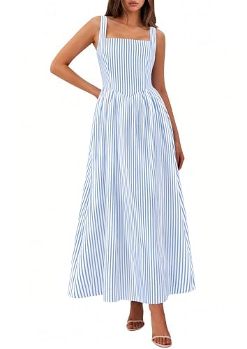 Prettygarden Women's Striped Maxi Sundress: $41.98 Prettygarden Women's Striped Maxi Sundress: $41.98