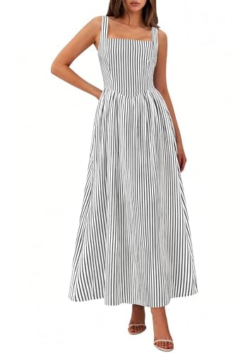 Prettygarden Women's Striped Maxi Sundress: $41.98 Prettygarden Women's Striped Maxi Sundress: $41.98