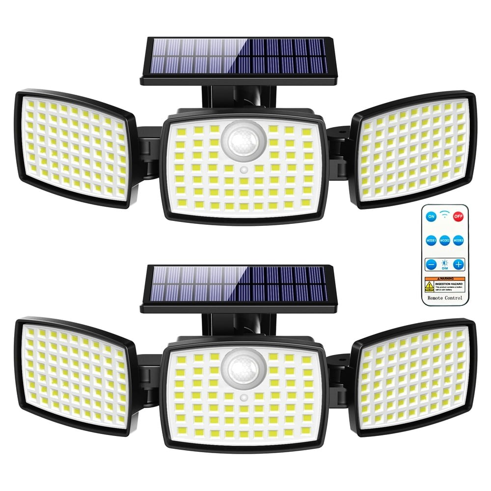 Daybetter 179-LED Solar Motion Sensor Security Lights 2-Pack: $24.99 Daybetter 179-LED Solar Motion Sensor Security Lights 2-Pack: $24.99