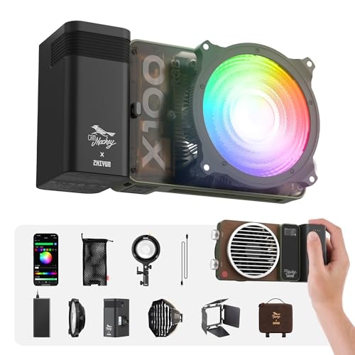 Zhiyun Molus X100 RGB Pro 100W Portable Video Light: $369 Zhiyun Molus X100 RGB Pro 100W Portable Video Light: $369