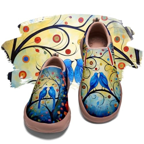 Women's Art Painted Leather Slip-On Loafers: $67.99 Women's Art Painted Leather Slip-On Loafers: $67.99