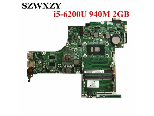 Laptop Motherboard for HP 15-AB and 17-G Series with Intel Core i5-6200U and 2GB Graphics: $283.92