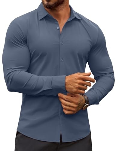 Coofandy Men's Slim Fit Wrinkle-Free Dress Shirt: $24.99 Coofandy Men's Slim Fit Wrinkle-Free Dress Shirt: $24.99