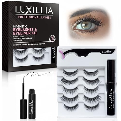 Luxillia Magnetic Eyelashes and Applicator 7-Set Kit: $14.30