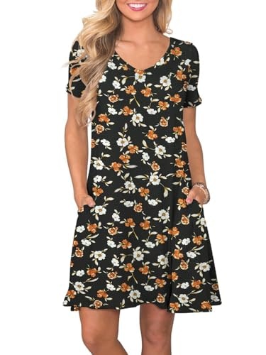 Lionstill Women's Casual Floral T-Shirt Dress: $11.69 Lionstill Women's Casual Floral T-Shirt Dress: $11.69