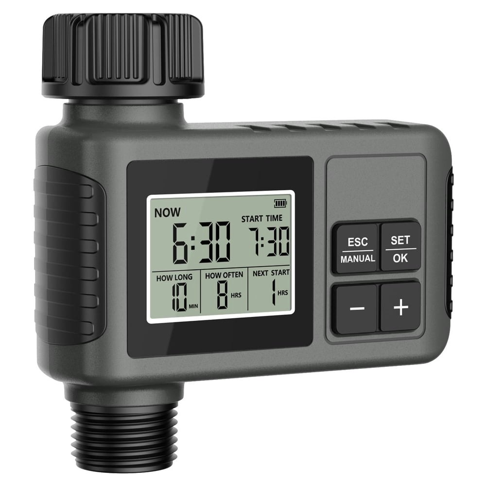 Koymisku Digital Programmable Garden Hose Water Timer: $26.99 Koymisku Digital Programmable Garden Hose Water Timer: $26.99