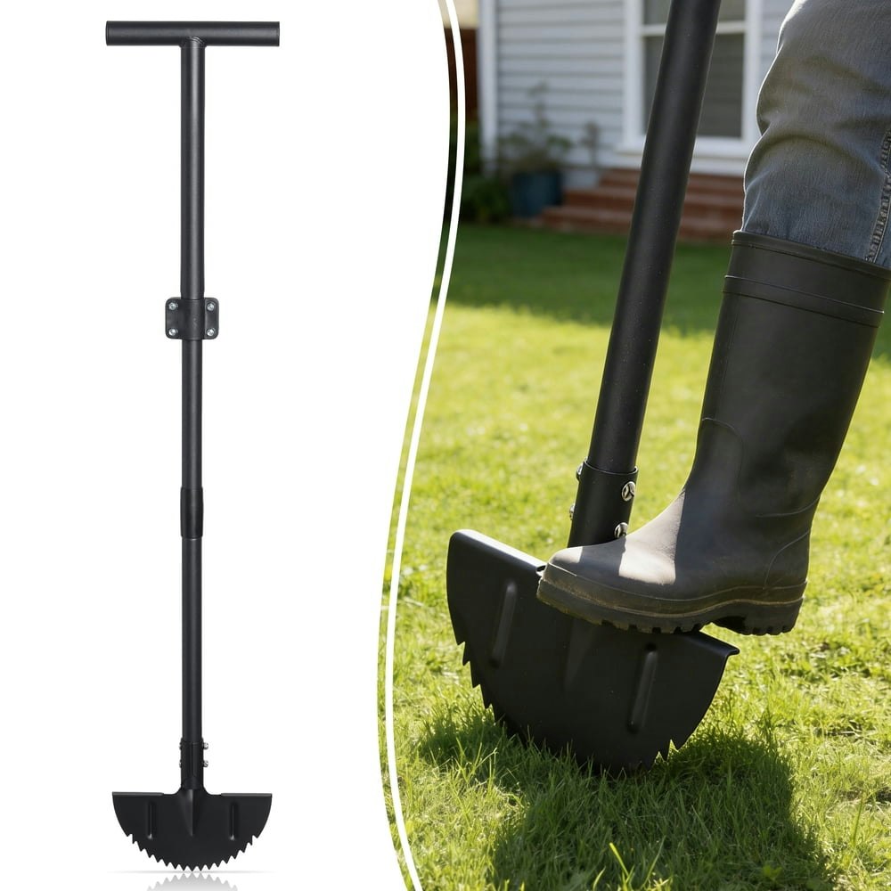 Fenhrtvm 38 to 49-inch Adjustable Half Moon Lawn Edger: $19.99 Fenhrtvm 38 to 49-inch Adjustable Half Moon Lawn Edger: $19.99