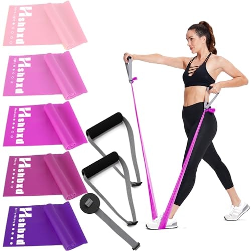 Exercise Resistance Band Set with Handles: $16.14 Exercise Resistance Band Set with Handles: $16.14