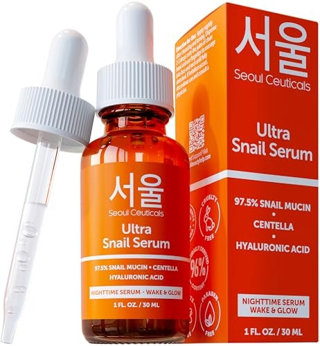 SeoulCeuticals Korean Skin Care 97.5% Snail Mucin Serum: $19.59 SeoulCeuticals Korean Skin Care 97.5% Snail Mucin Serum: $19.59