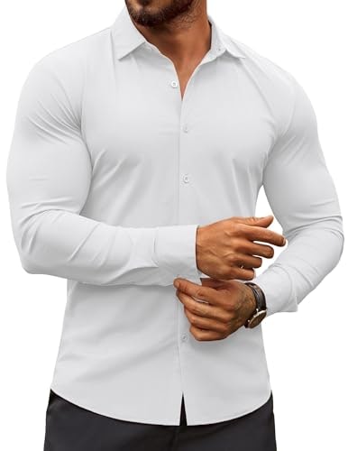 Coofandy Men's Slim Fit Wrinkle-Free Dress Shirt: $23.97 Coofandy Men's Slim Fit Wrinkle-Free Dress Shirt: $23.97