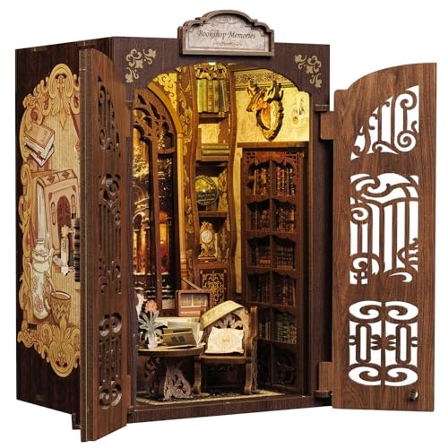 Cutebee Bookstore DIY Miniature Book Nook Kit: $26.39 Cutebee Bookstore DIY Miniature Book Nook Kit: $26.39