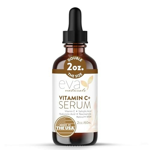 Eva Naturals Vitamin C Serum Plus with Hyaluronic Acid & Retinol 2-oz.: $22.06 Eva Naturals Vitamin C Serum Plus with Hyaluronic Acid & Retinol 2-oz.: $22.06
