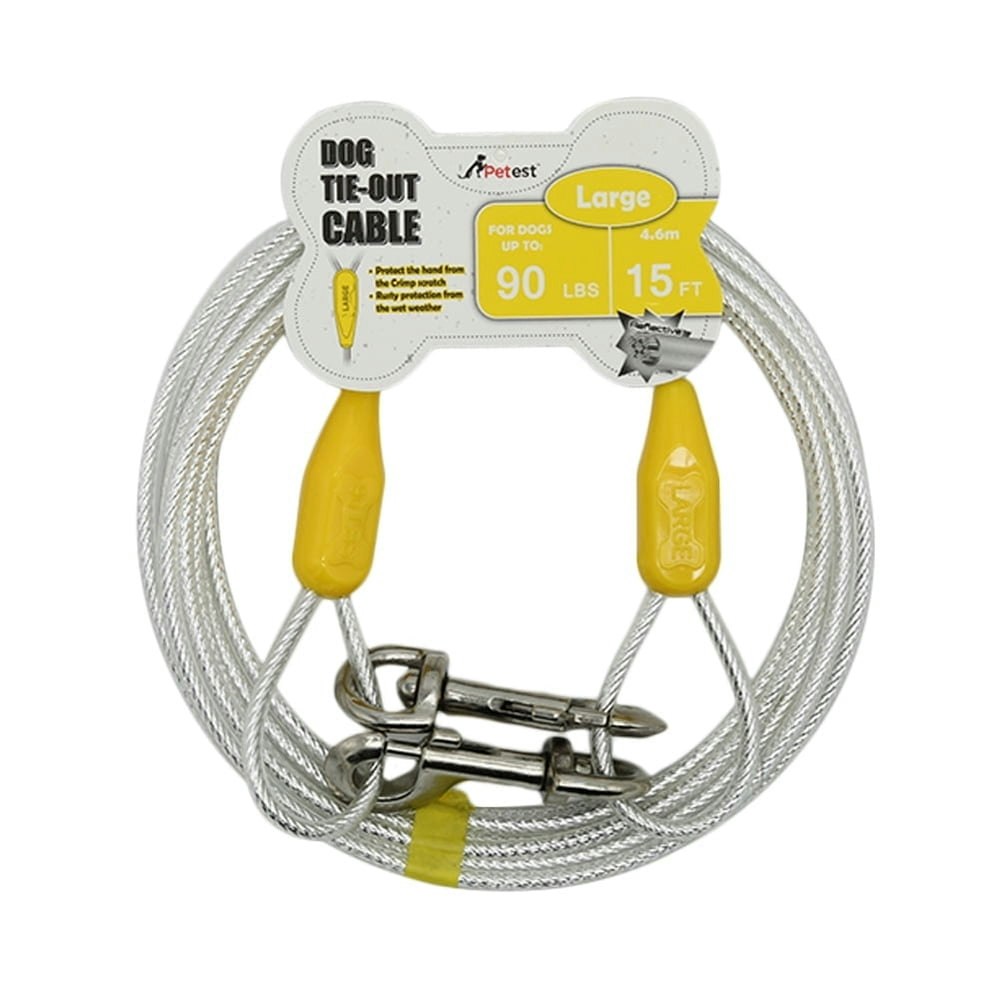 Petest 15-foot Reflective Dog Tie-out Cable: $11.99 Petest 15-foot Reflective Dog Tie-out Cable: $11.99