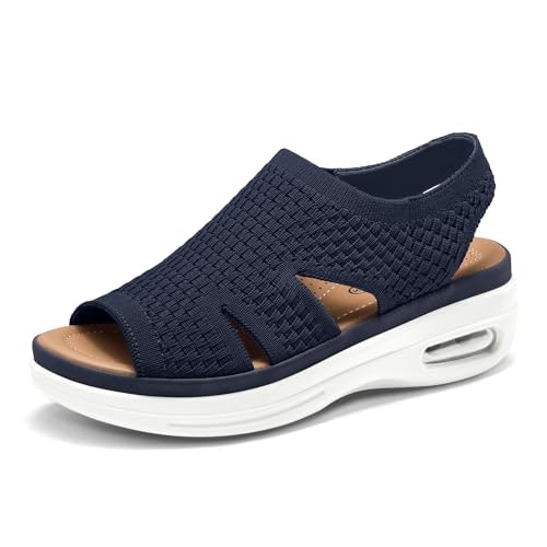 Mysoft Women's Slip-On Air Cushion Walking Sandals: $35.99