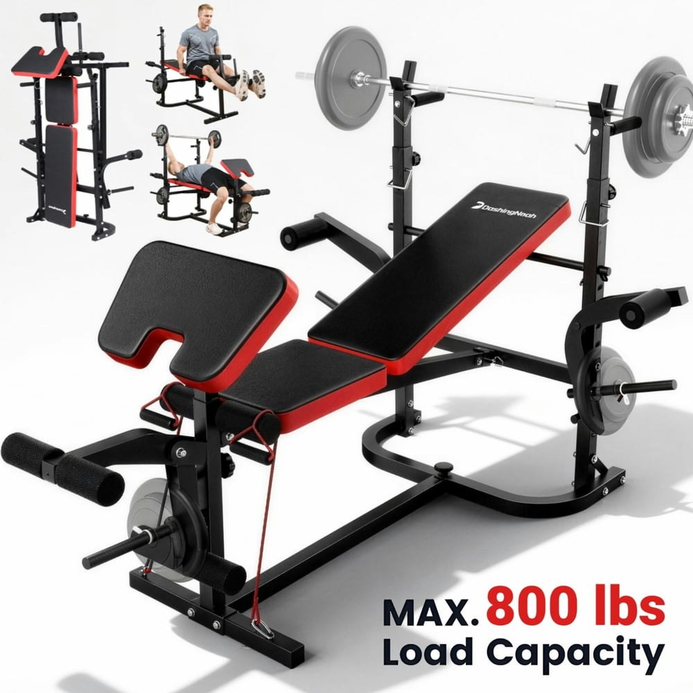 Blacksmith 6-in-1 Foldable 800lb Capacity Weight Bench: $114.56 Blacksmith 6-in-1 Foldable 800lb Capacity Weight Bench: $114.56