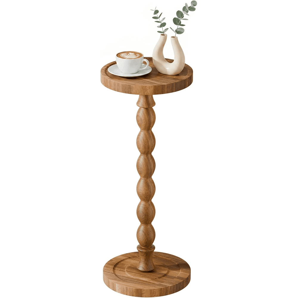 9.4-Inch Round Acacia Wood Accent Table: $35.99 9.4-Inch Round Acacia Wood Accent Table: $35.99