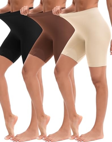 Innersy Women's High-Waisted Slip Shorts 3-Pack: $18.99 Innersy Women's High-Waisted Slip Shorts 3-Pack: $18.99