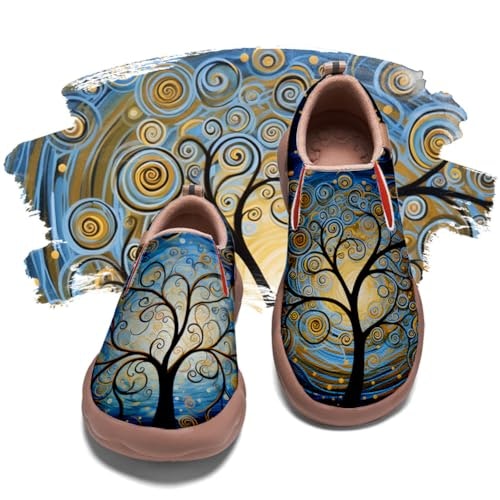 Women's Art Painted Leather Slip-On Loafers: $67.99 Women's Art Painted Leather Slip-On Loafers: $67.99