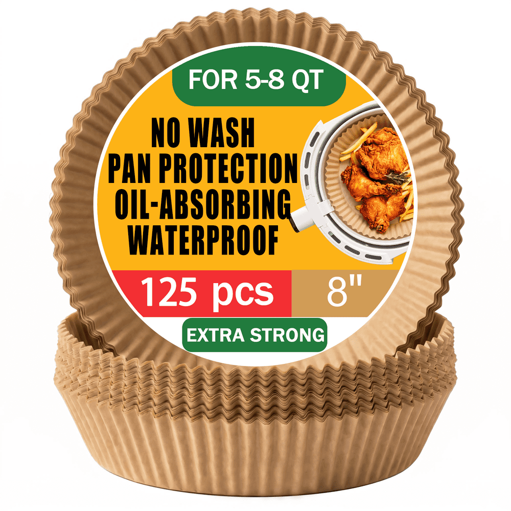 Tilnce 8-Inch Air Fryer Parchment Paper Liners 125-Pack: $10.88 Tilnce 8-Inch Air Fryer Parchment Paper Liners 125-Pack: $10.88