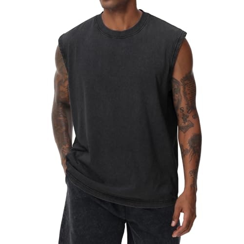 Men's Cotton Sleeveless Muscle Tank Top: $14.43 Men's Cotton Sleeveless Muscle Tank Top: $14.43