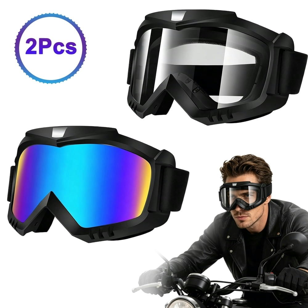 Deally Dirt Bike Goggles 2-Pack: $12.49 Deally Dirt Bike Goggles 2-Pack: $12.49