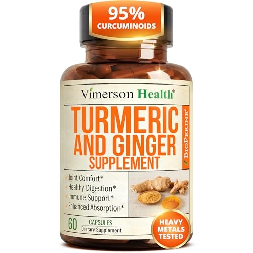 Turmeric and Ginger Supplement 60-Capsule Bottle: $19.17 Turmeric and Ginger Supplement 60-Capsule Bottle: $19.17