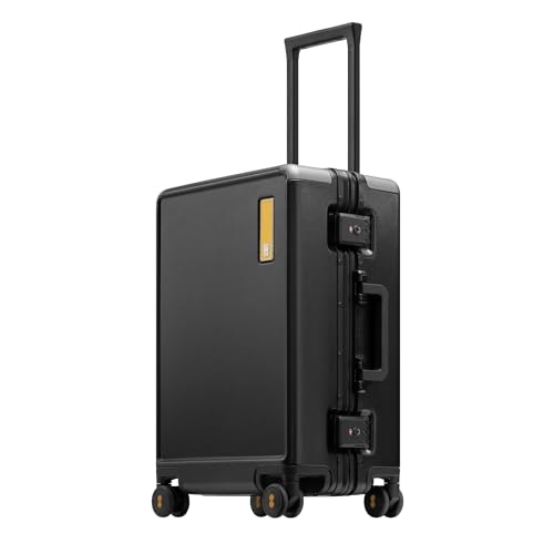 Level8 20-Inch Aluminum Frame Zipperless Carry-On Suitcase: $203.99
