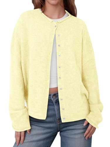 Saodimallsu Women's Button-Up Long Sleeve Knit Cardigan: $31.44 Saodimallsu Women's Button-Up Long Sleeve Knit Cardigan: $31.44