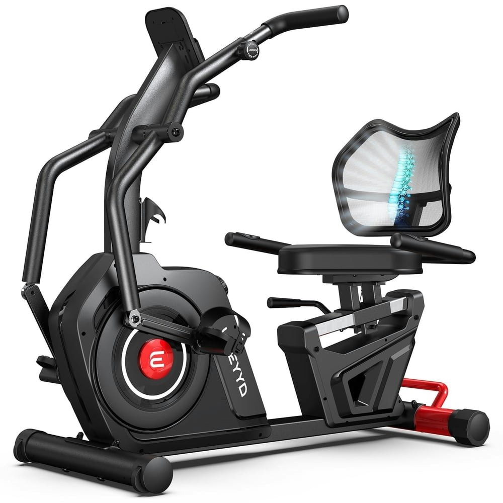 Hasiman 400-lb Capacity Recumbent Exercise Bike and Elliptical Machine: $476.99