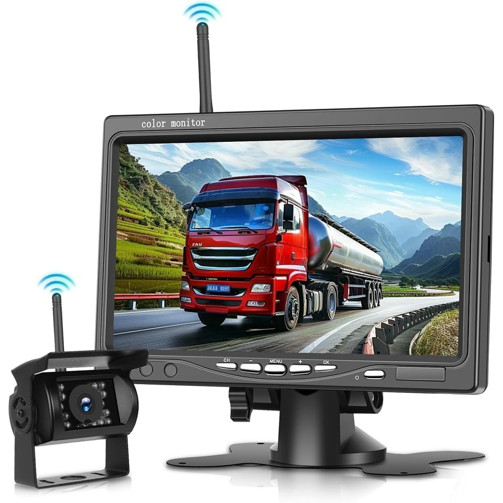 Podofo 7-Inch 1080p Wireless Reversing Camera Monitor System: $54.99