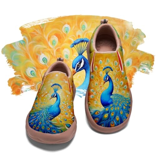 Women's Art Painted Leather Slip-On Loafers: $67.99 Women's Art Painted Leather Slip-On Loafers: $67.99