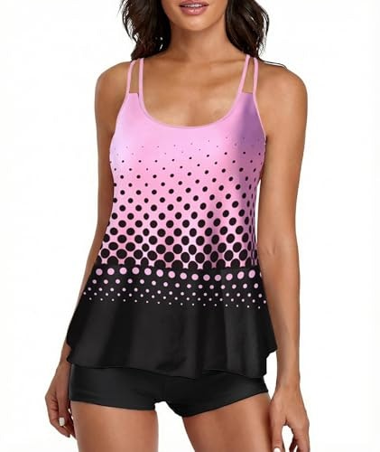 Urchics Women's Two-Piece Tankini Swimsuit with Boy Shorts: $33.99 Urchics Women's Two-Piece Tankini Swimsuit with Boy Shorts: $33.99