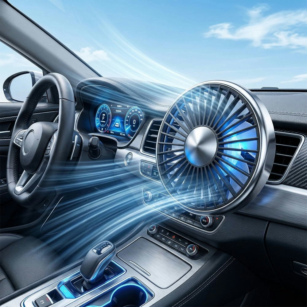 Daybetter 3-Speed USB Car Clip-On Fan: $11.99 Daybetter 3-Speed USB Car Clip-On Fan: $11.99