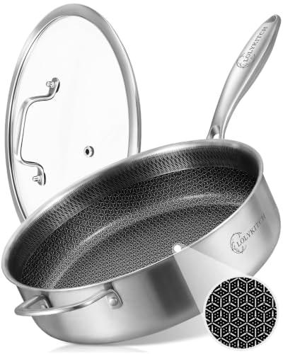 Lolykitch 6-Quart 12-Inch Frying Pan with Lid: $33.99 Lolykitch 6-Quart 12-Inch Frying Pan with Lid: $33.99