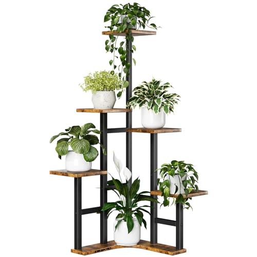 Yzosvki 6-Tier Corner Plant Stand: $27.45 Yzosvki 6-Tier Corner Plant Stand: $27.45