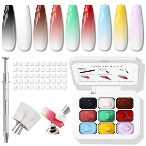 Pat Gel Ombre Nail Polish Palette with 100 Sponges: $6.79 Pat Gel Ombre Nail Polish Palette with 100 Sponges: $6.79