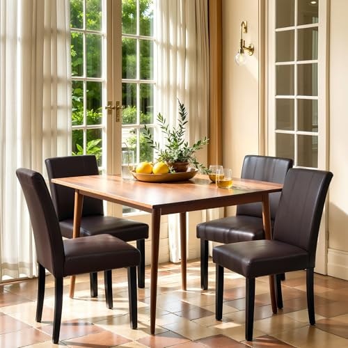 Chun Yi Faux Leather Dining Chair 4-Pack: $220.99 Chun Yi Faux Leather Dining Chair 4-Pack: $220.99