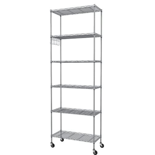 Homdox 6-Tier Wire Storage Shelving Unit: $59.49 Homdox 6-Tier Wire Storage Shelving Unit: $59.49