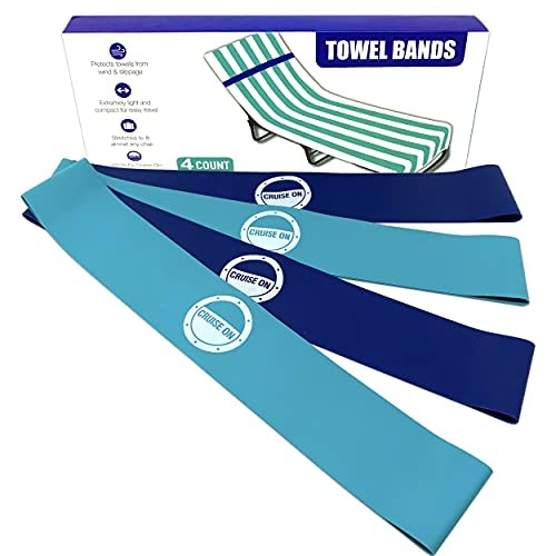 Cruise On Towel Bands for Cruise Chairs 4-Pack: $10.19 Cruise On Towel Bands for Cruise Chairs 4-Pack: $10.19