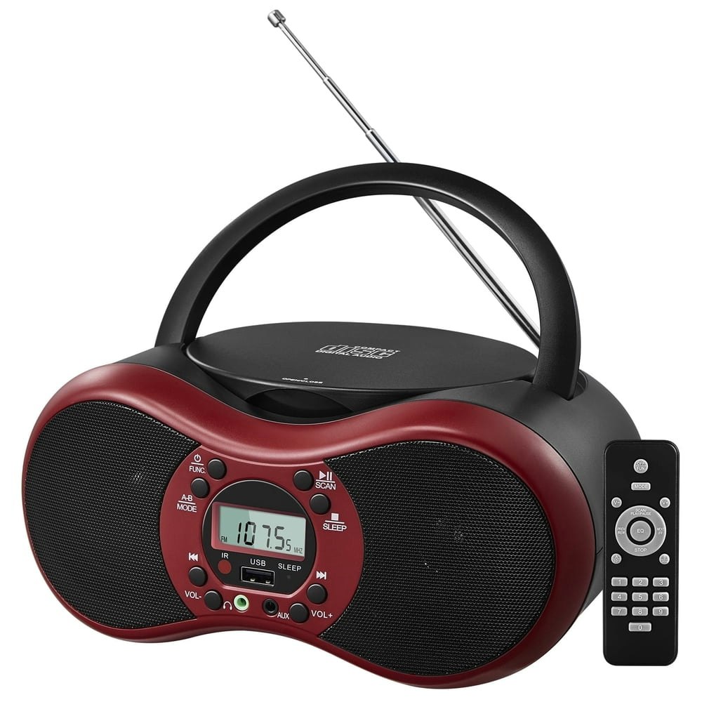 Portable CD Player Boombox with FM Radio: $42.39 Portable CD Player Boombox with FM Radio: $42.39