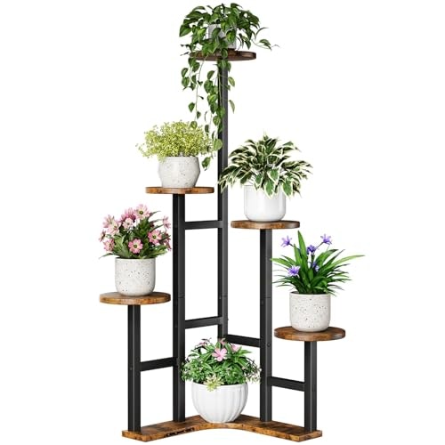 Yzosvki 6-Tier Corner Plant Stand: $30.59 Yzosvki 6-Tier Corner Plant Stand: $30.59