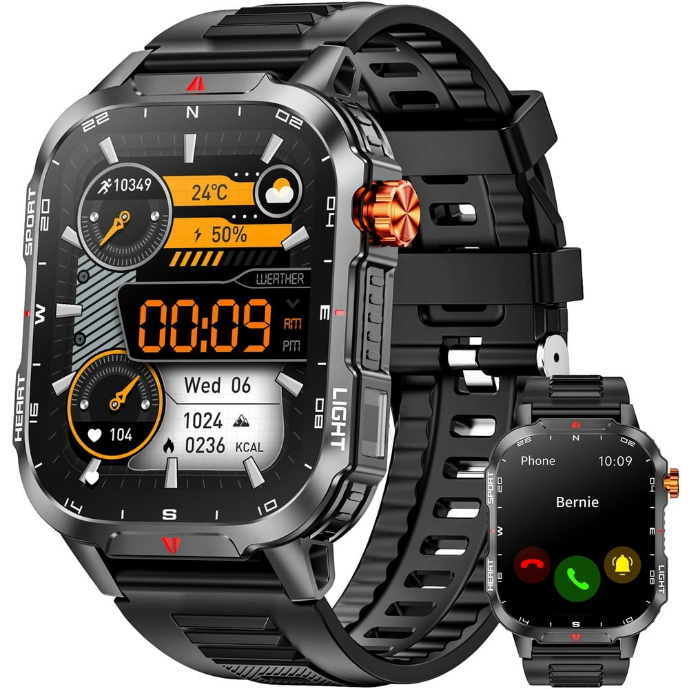 Haulvean 2.01-inch Military Smart Watch: $29.99 Haulvean 2.01-inch Military Smart Watch: $29.99