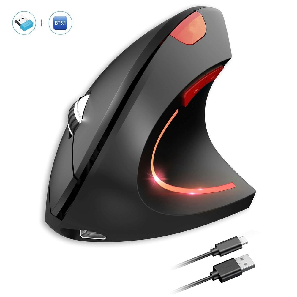Wireless Vertical Ergonomic Mouse: $17.99 Wireless Vertical Ergonomic Mouse: $17.99