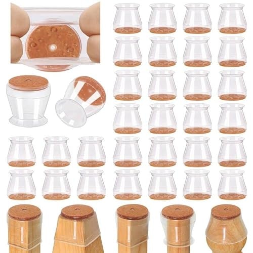 Chair Leg Floor Protectors 32-Pack: $20.39 Chair Leg Floor Protectors 32-Pack: $20.39