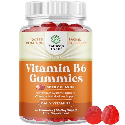 Potent Vitamin B6 Supplement 30-Count Gummies: $9.98