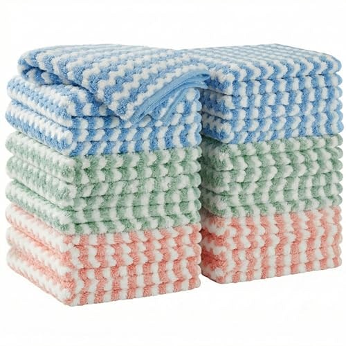 Joymoop 10" x 10" Microfiber Cleaning Cloth 18-Pack: $14.42