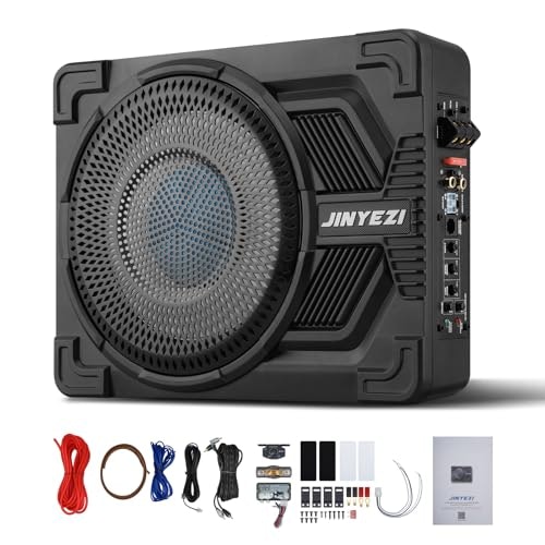 JinYeZi 10-Inch 1,200W Amplified Under-Seat Subwoofer: $134.97 JinYeZi 10-Inch 1,200W Amplified Under-Seat Subwoofer: $134.97